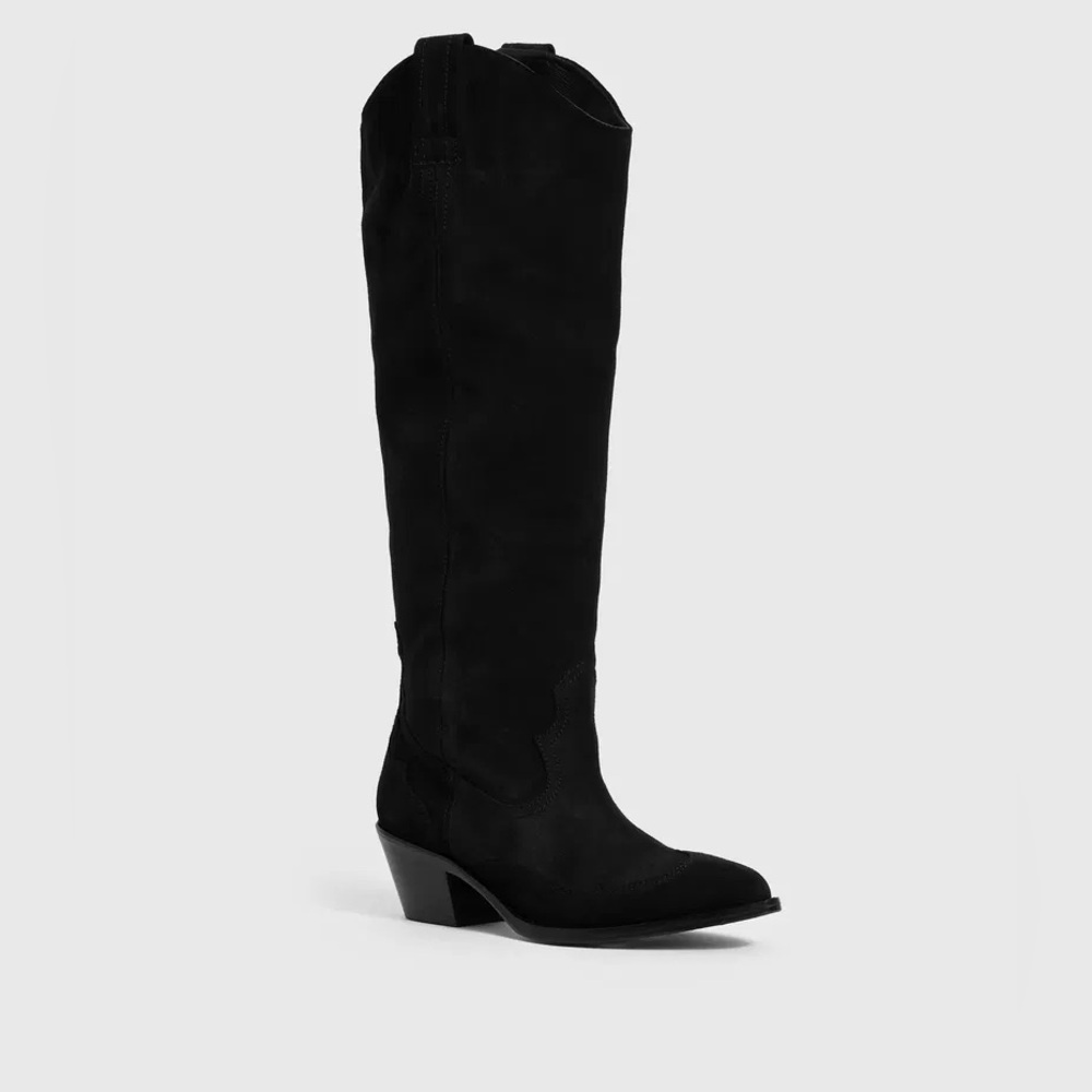 ALLSAINTS Suede Western Boot